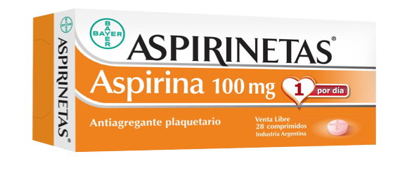 Aspirinetas 100mg